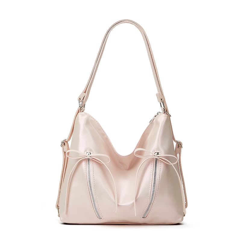 PALAY® Shoulder Bag for Woman Ballet Inspired Hand Bags for Women Sweet Bowknot Multifucntional Backpack Adjustable Strap Handbag PALAY® Shoulder Bag for Woman Ballet Inspired Hand Bags for Women Sweet Bowknot Multifucntional Backpack Adjustable Strap Handbag